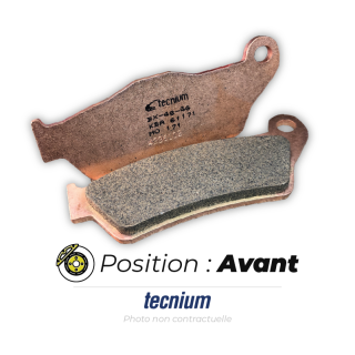 Plaquettes de frein Tecnium MX/Quad métal fritté - MO89