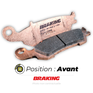 Plaquettes de frein avant Braking 955cm44 métal fritté ktm/husqvarna