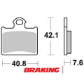 Plaquettes de frein arrière Braking 949cm44 métal fritté ktm/husqvarna