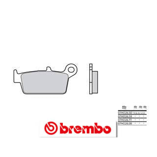 Plaquettes de frein Brembo Off-Road métal fritté - 07HO26SX