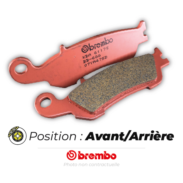 Plaquettes de frein Brembo Off-Road métal fritté - 07GR69SD
