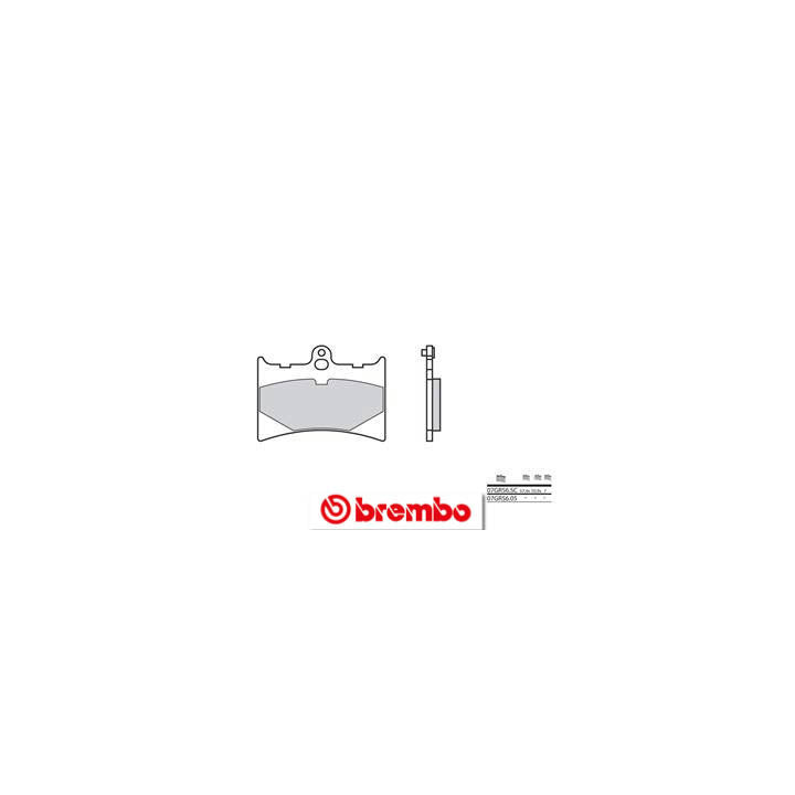 Plaquettes de frein Brembo route carbone céramique - 07GR5605