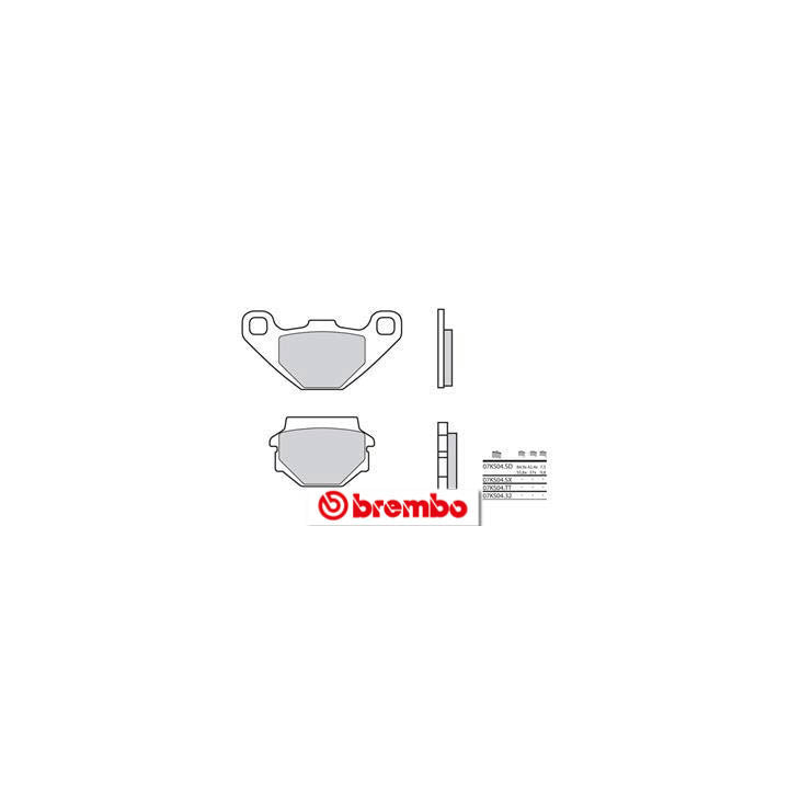 Plaquettes de frein Brembo Off-Road métal fritté - 07KS04SD