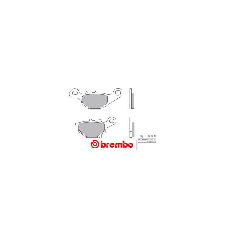 Plaquettes de frein Brembo Off-Road métal fritté - 07SU31SD