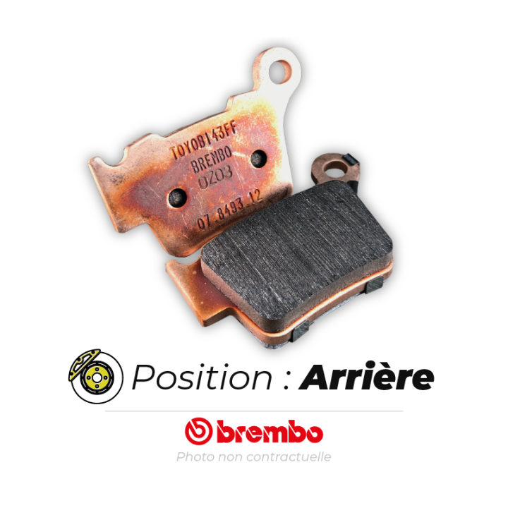 Plaquettes de frein Brembo Off-Road métal fritté - 07YA41SD