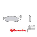 Plaquettes de frein Brembo Off-Road métal fritté - 07HO25SD
