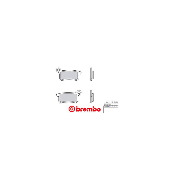 Plaquettes de frein Brembo Off-Road métal fritté - 07GR69SX