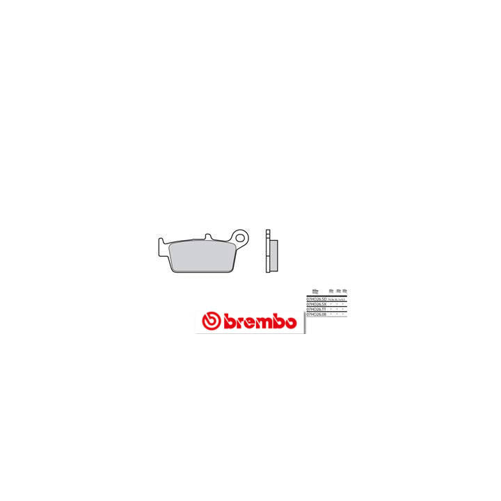 Plaquettes de frein Brembo Off-Road métal fritté - 07HO26SD