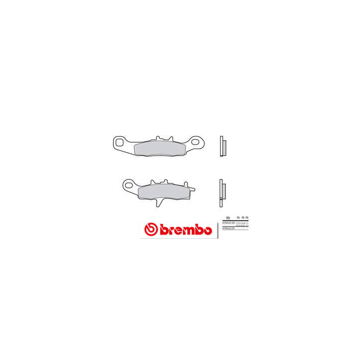 Plaquettes de frein Brembo Off-Road métal fritté - 07KA22SX