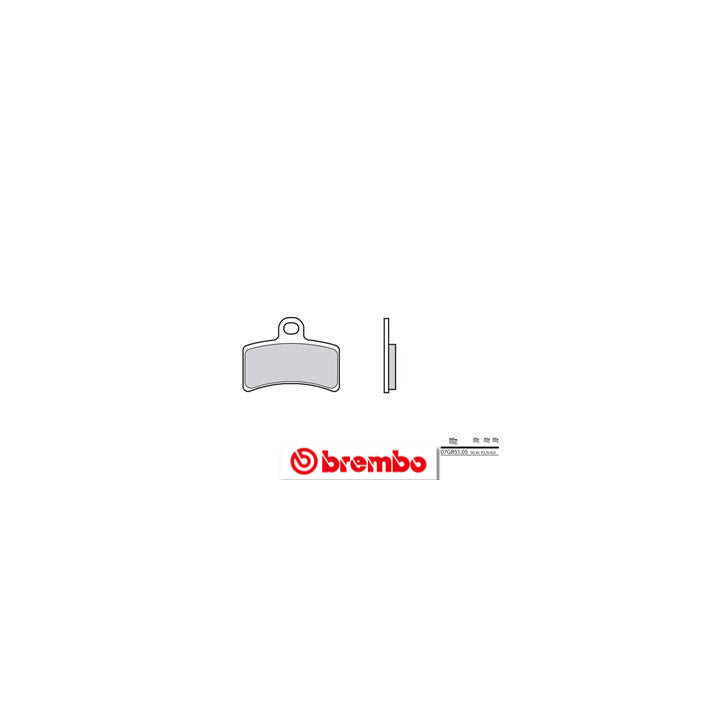 Plaquettes de frein Brembo route carbone céramique - 07GR5105