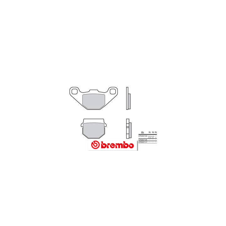 Plaquettes de frein Brembo Off-Road métal fritté - 07KA07SD
