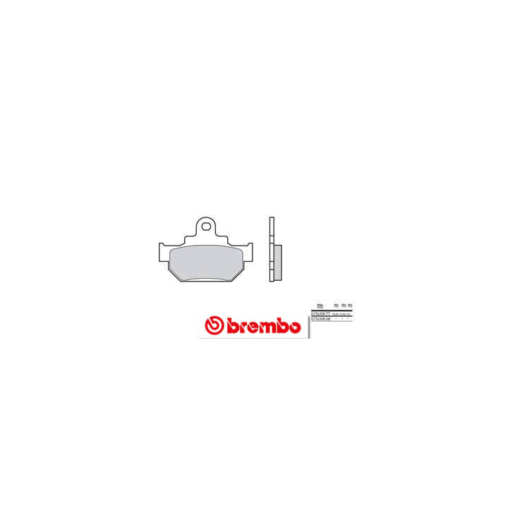 Plaquettes de frein Brembo route carbone céramique - 07SU0808