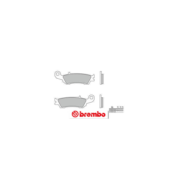 Plaquettes de frein Brembo Off-Road métal fritté - 07YA47SX
