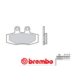 Plaquettes de frein Brembo route carbone céramique - 07GR6407