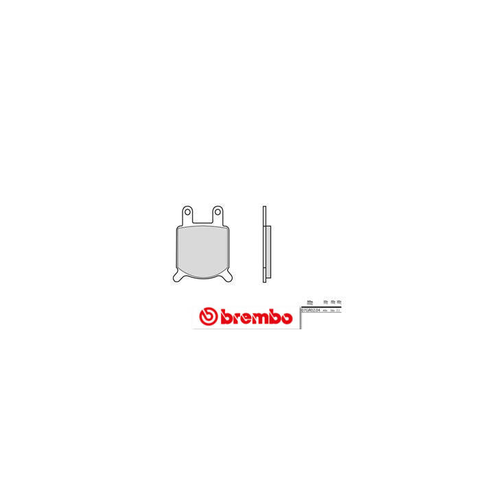 Plaquettes de frein avant Brembo 07gr0204 organique | Oxmoto