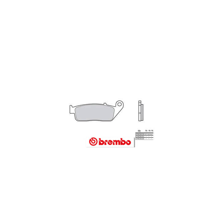 Plaquettes de frein Brembo route carbone céramique - 07HO3005