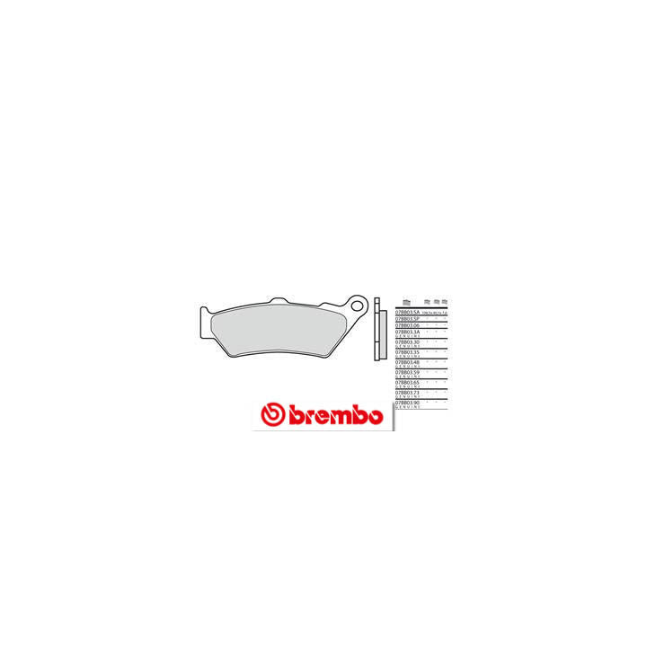 Plaquettes de frein Brembo métal fritté - 07BB0390 | Oxmoto