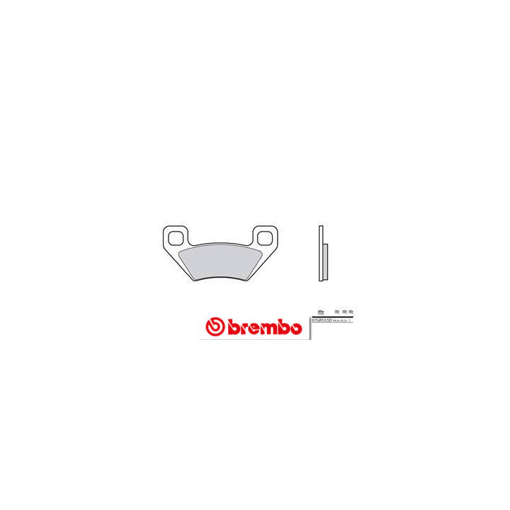 Plaquettes de frein Brembo Off-Road métal fritté - 07GR53SD
