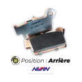 Plaquettes de frein Nissin route /Off-Road métal fritté - 2P-283ST