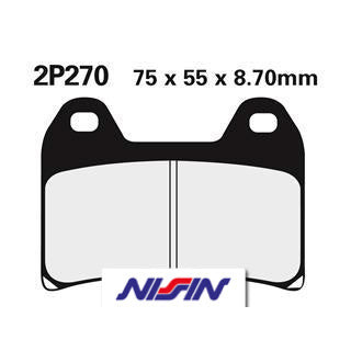 Plaquettes de frein Nissin route semi-métallique - 2P-270NS