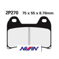 Plaquettes de frein Nissin route semi-métallique - 2P-270NS
