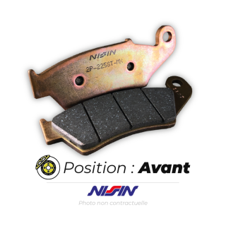 Plaquettes de frein Nissin route /Off-Road métal fritté - 2P-274ST-MX