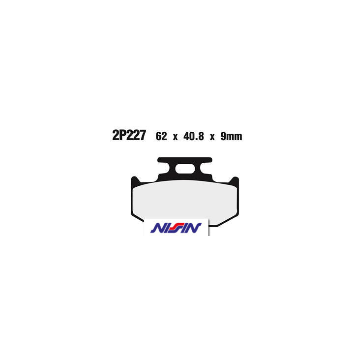 Plaquettes de frein Nissin route /Off-Road métal fritté - 2P-227ST