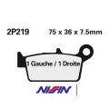 Plaquettes de frein Nissin Off-Road semi-métallique - 2P-219GS