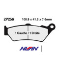 Plaquettes de frein Nissin route semi-métallique - 2P-256NS