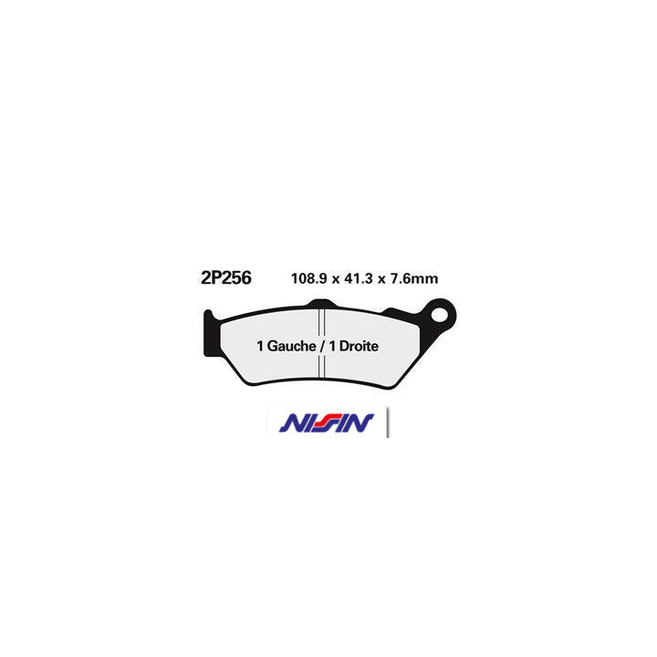 Plaquettes de frein Nissin route semi-métallique - 2P-256NS