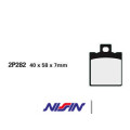 Plaquettes de frein avant Nissin 2p-282ns semi-métallique