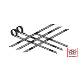 Kit ceinture CROSS-PRO Nerf-Bars - Noir