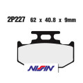 Plaquettes de frein Nissin Off-Road semi-métallique - 2P-227GS