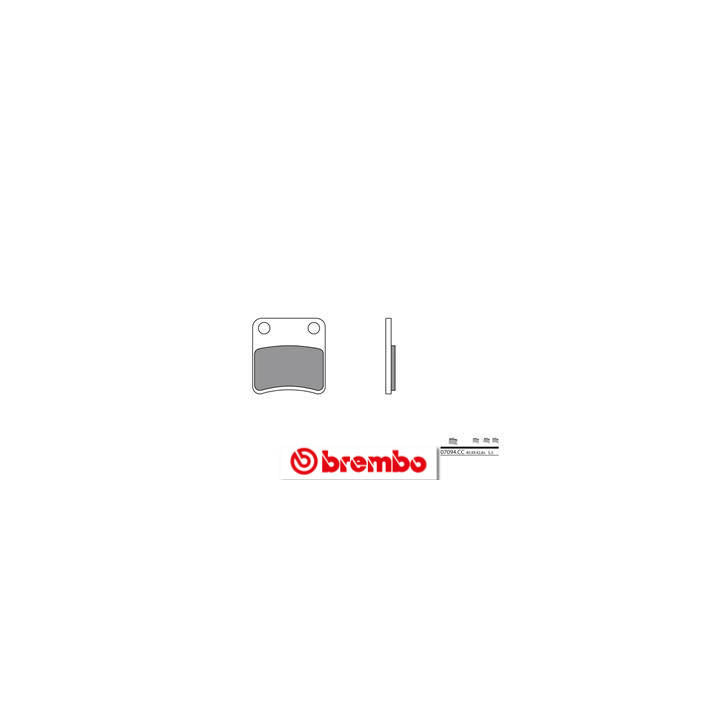 Plaquettes de frein Brembo Scooter carbone céramique - 07092CC
