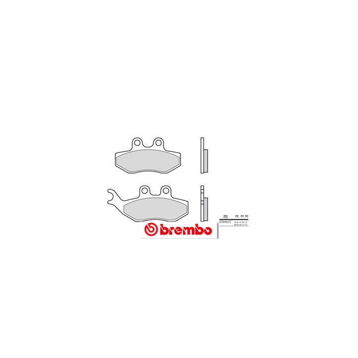 Plaquettes de frein avant Brembo 07049cc carbone céramique