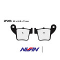 Plaquettes de frein Nissin route /Off-Road métal fritté - 2P-286ST-MX