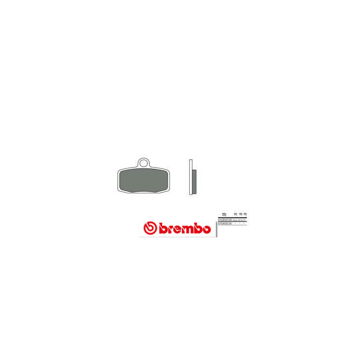 Plaquettes de frein Brembo Off-Road métal fritté - 07GR20SX