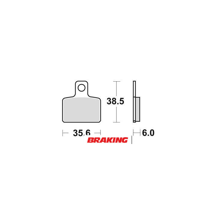 Plaquettes de frein Braking Off-Road métal fritté - 832CM46