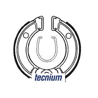 Mâchoires de frein Tecnium Scooter/Street/Off-Road organique - BA010