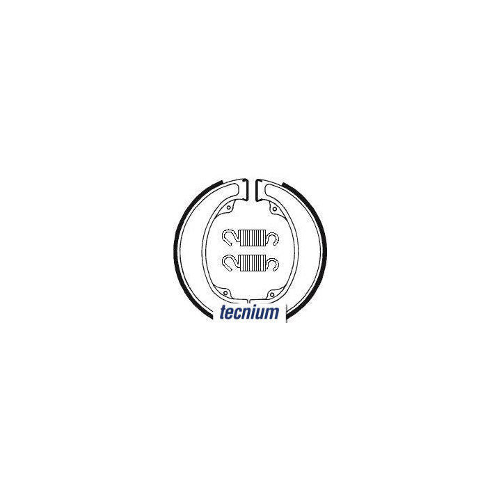 Mâchoires de frein Tecnium Street organique - BA075 | Oxmoto