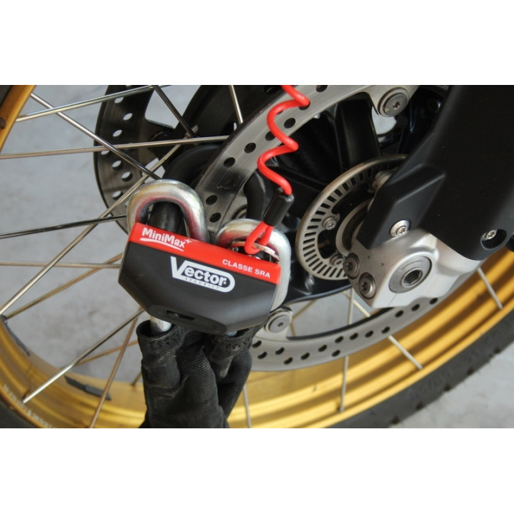 Kit VECTOR – Chaîne 1800 × 14 mm et cadenas Minimax+