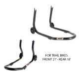 Kit VECTOR de béquilles avant et arrière pour moto Trail