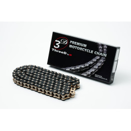 Chaine de transmission EK CHAIN 530 Z/3D - Joints Qx2-Ring - attache à riveter