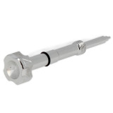 Vis de mélange de carburant RFX Race Series pour carburateur Keihin FCR - argent