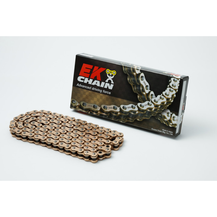 Chaine de transmission EK CHAIN 520 RRS - Joints Nx-Ring - attache rapide type clip