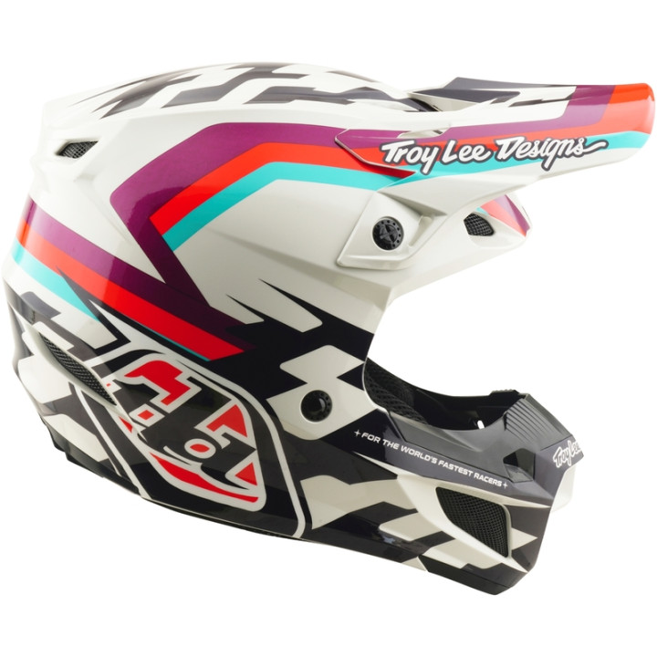 Casque TROY LEE DESIGNS SE5 Polycarbonate Mips - Dash violet