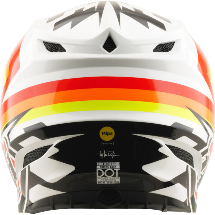 Casque TROY LEE DESIGNS SE5 Polycarbonate Mips - Dash orange