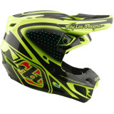 Casque TROY LEE DESIGNS SE5 Polycarbonate Mips - The Line jaune fluo
