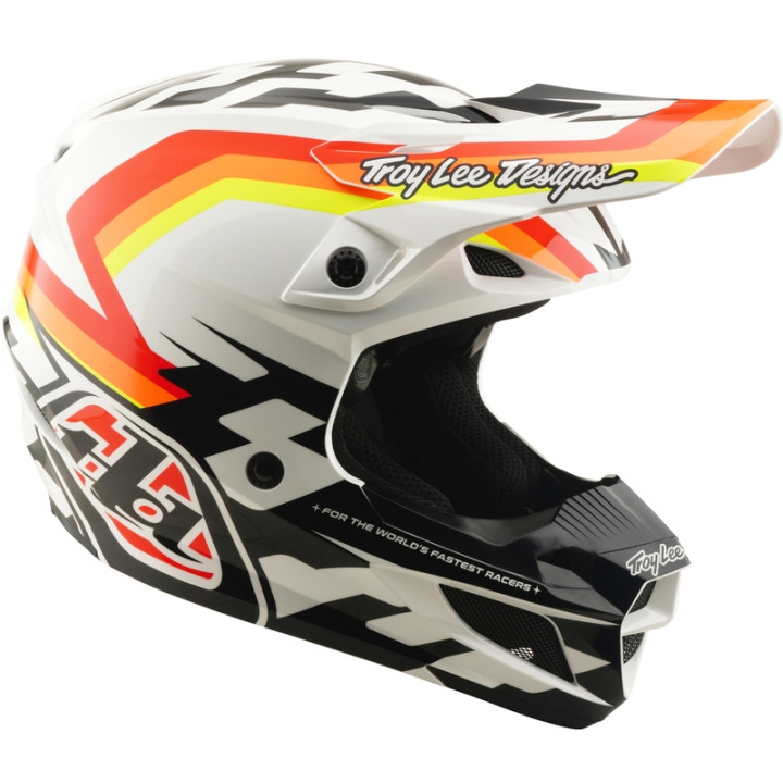 Casque TROY LEE DESIGNS SE5 Polycarbonate Mips - Dash orange