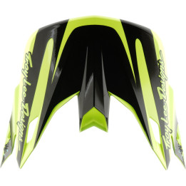 Visière TROY LEE DESIGNS SE5 Polycarbonate - The Line jaune fluo